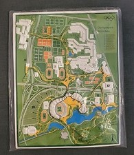 Relief 1972 Olympia-Park München Olympische Spiele 72, Olympic Games Munich 72