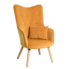 Fernsehsessel Relaxsessel Sessel mit Kissen Lese Stoff Polsterstuhl Wohnzimmer