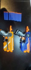 Spielzeug 2x Nerf Blaster Blau