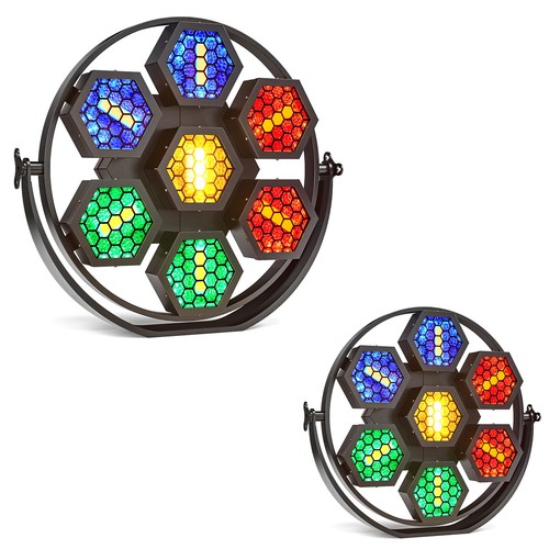 350w rgbw 7led cob par - 7led, dmx