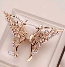 Luxus Ohrringe 585er Rolled