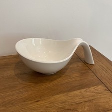 VILLEROY AND BOCH WHITE FLOW BOWL SAUCIERE MIT GRIFF 60 CL