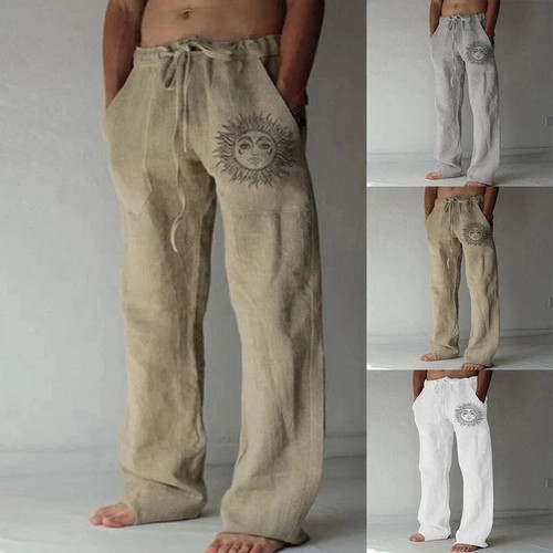 Herren leinenhose stoffhose - leinenhose,