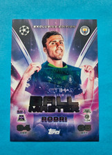 Topps Match Attax 2025/26 Rodri Exclusive Edition Ball Master Champions League