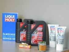 Wartungs Set Piaggio Beverly 350 Öl Ölfilter Zündkerze Service Inspektion 