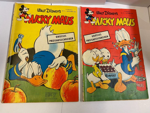 Micky maus 1955 originalhefte - micky,