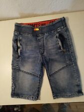 Jungen Kurze Hose Stretch Jeans 122 128 Bekleidung Sommer Wie Neu Blau