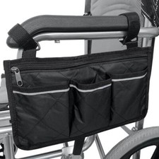 Rollstuhltasche Rollator Groß Seitentasche Armlehne Walker Tasche Zubehör Korb