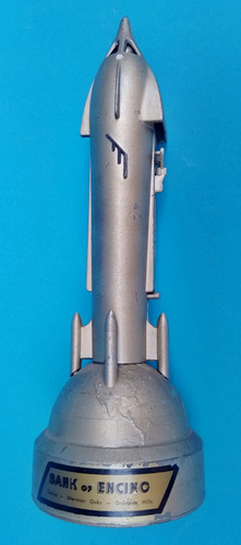 Metall rakete sparbüchse - metall,