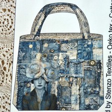 ♕ Canvas Panel "Jeans"