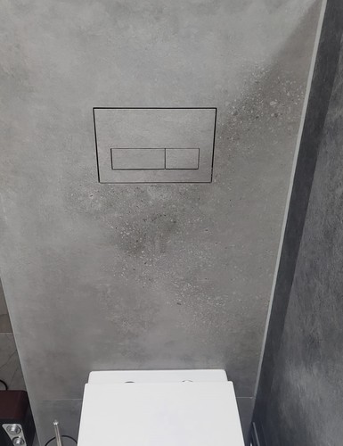 Befliesbare drückerplatte - befliesbare, wc