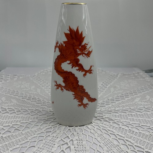 Elegante porzellanvase roter - elegante, "roter