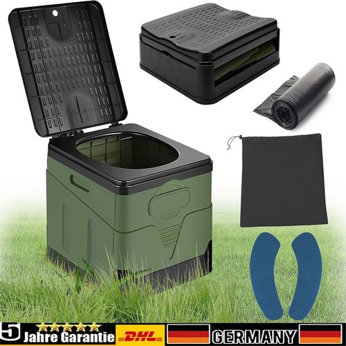 Campingtoilette faltbar grün - campingtoilette,