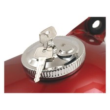 Tankdeckel chrom gerändelt