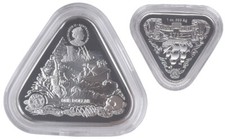 1 Oz Silber Zuytdorp Schiffswrack Serie - Dreieckige Anlagemünze aus Australien