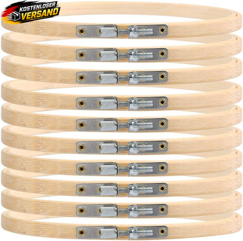 Stickrahmen set 15cm bambus - stickrahmen,
