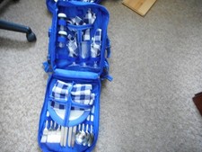 Picknick Rucksack Tasche mit Kühlfach und Geschirr McKinley grün/ grau