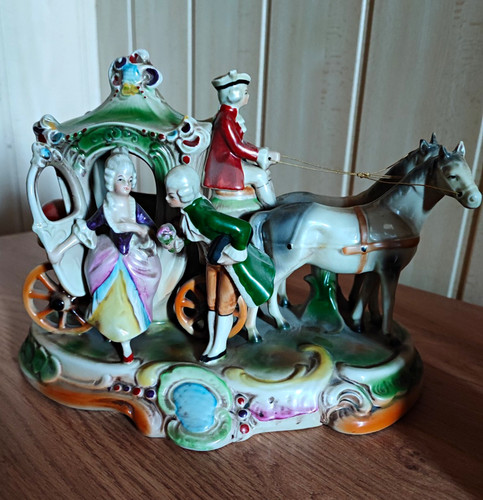 Gräfenthal porzellan kutsche - porzellan,