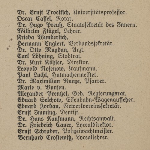 Stimmzettel wahl ddp - wahl,