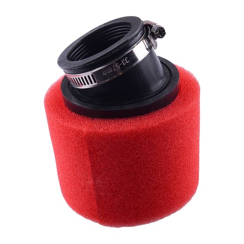 Red 48mm bent angled - red,