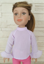 ♥ I'm a Girly Bluse Lila