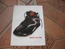 REEBOK PUMP OMNI EINSEITIGE ORIGINAL MAGAZINWERBUNG SELTEN KOSTENLOSER UK-VERSAND