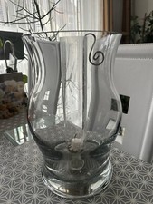 Windlicht dicke Glas für Kerze massiv ca: 30 Hoch, 17 cm oben, innen und aussen