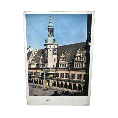 Postkarte leipzig altes - postkarte,