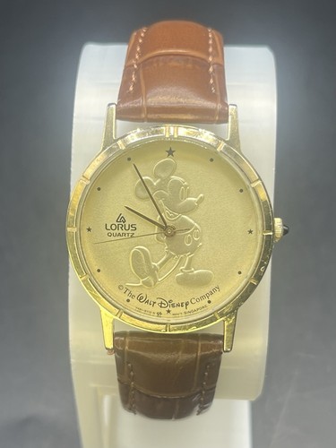 Lorus disney mickey mouse gold - disney,
