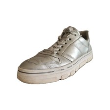 Ara High Soft Sneaker Halbschuhe Damenschuhe Gr. 43 UK 9 Leder Silber 
