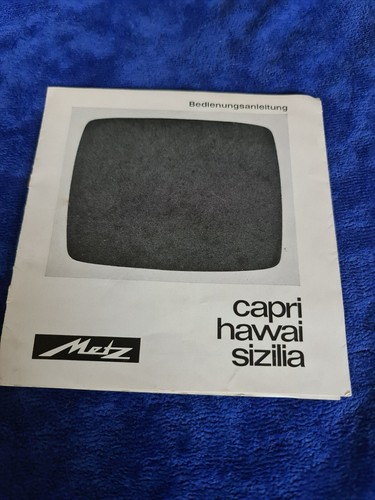 Bedienungsanleitung metz capri - metz,