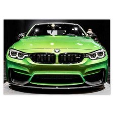 Poster WandTattoo Sticker Aufkleber Grüner BMW Nr. H5849_PLNS