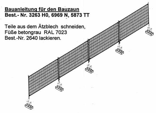 Bauzaun für baustellen - tt,
