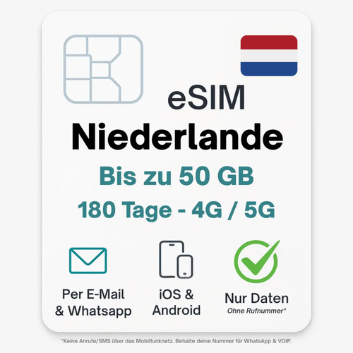 Niederlande esim datentarif - niederlande,