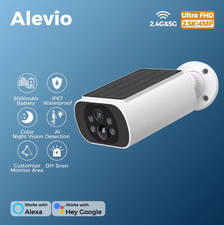 ALEVIO 2,5 K Outdoor Solar Kamera Drahtlose Cam WIFI Ultra Standby-Zeit PIR 