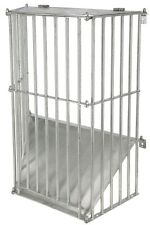 Kerbl Futterraufe SlowFeed Plus Heuraufe aus Metall zur Wandmontage Futterraufe