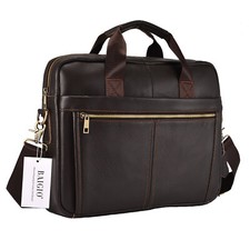 Herrentasche Arbeitstasche Umhängetasche Leder Business Aktentasche Laptoptasche