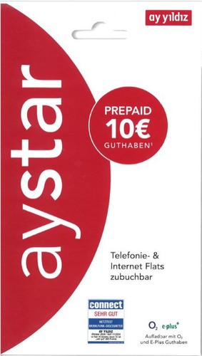 Yildiz aystar prepaid - ay, sim