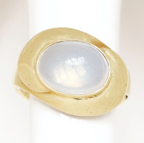 Designer mondsteinring - mondsteinring, 14