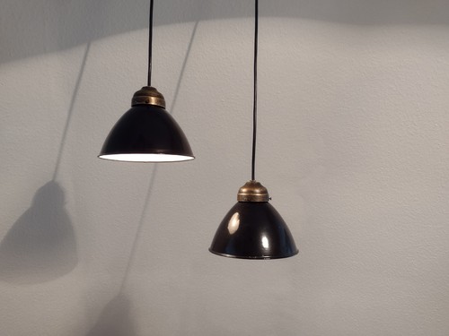Kleine werkstattlampe 50er - x,