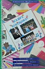 Creative Memories Collection/ Scrapbook Design & Layout Ideas Vol 4/1998 Spiral