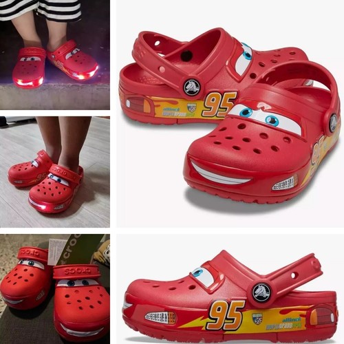 Lightning mcqueen crocs clogs - lightning,