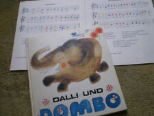 Geschichten und Lieder mit bunten TRIOLA Noten - Dalli und Dombo -DDR Kinderbuch