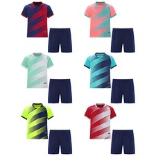 Trainingsanzug Jungen Sportanzug Kurzarm T-Shirt und Shorts Fußball Kleidung Set