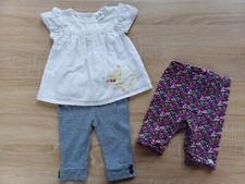 schickes Babyset 2 Legging und 1 Kleid von Liegelind und Smile Gr. 62/68