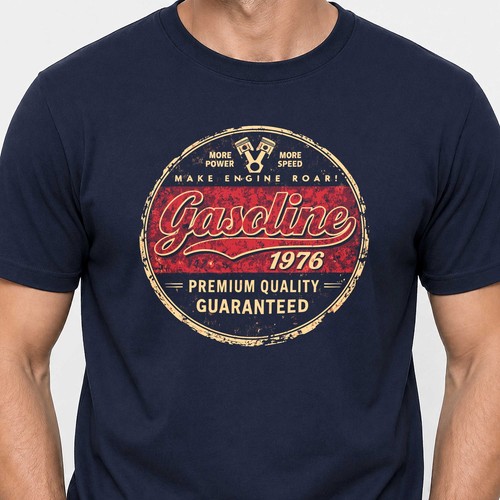 Gasoline shirt petrolhead - gasoline, t-shirt