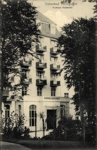 Ostseebad heringsdorf auf - ak,