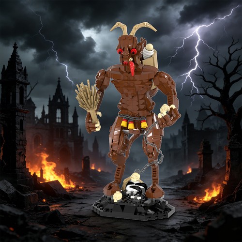Qitiri krampus klemmbaustein - qitiri,