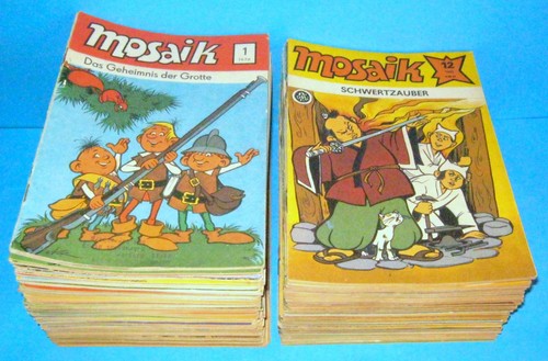 168 stck mosaik abrafaxe - mosaik,