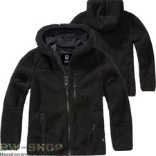 BRANDIT TEDDYFLEECE JACKE MIT